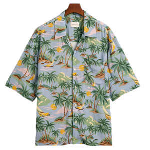 GANT Relaxed Fit Hawaiian Print Shirt
